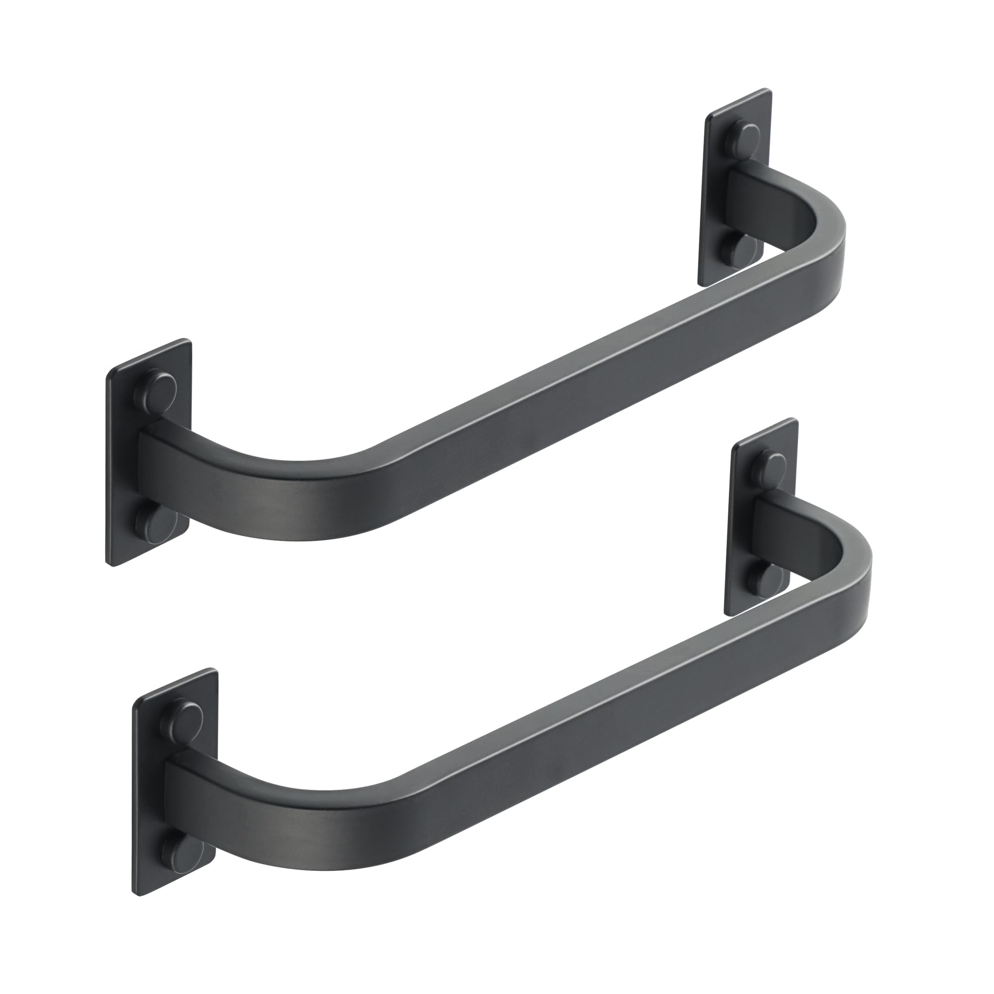 Bathroom Towel Bar, 16 inch Towel Racks for Bathroom Wall Mounted, SUS304 Stainless Steel Heavy Duty Towel Holder Bathroom Accessories Modern Home Decor, Matte Black Finished