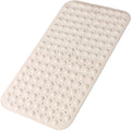 Extra Long Non Slip Bathtub Mat - 40 x 16 Inch Machine Washable Tub Mats with Suction Cups and Drain Holes for Bathroom