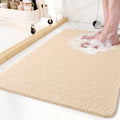 Non-Slip Bathtub Mat, 16x24 Inch, Shower Mats for Bath Tub, PVC Loofah Bathroom Mats for Wet Areas, Quick Drying Foot Scrubber Mat