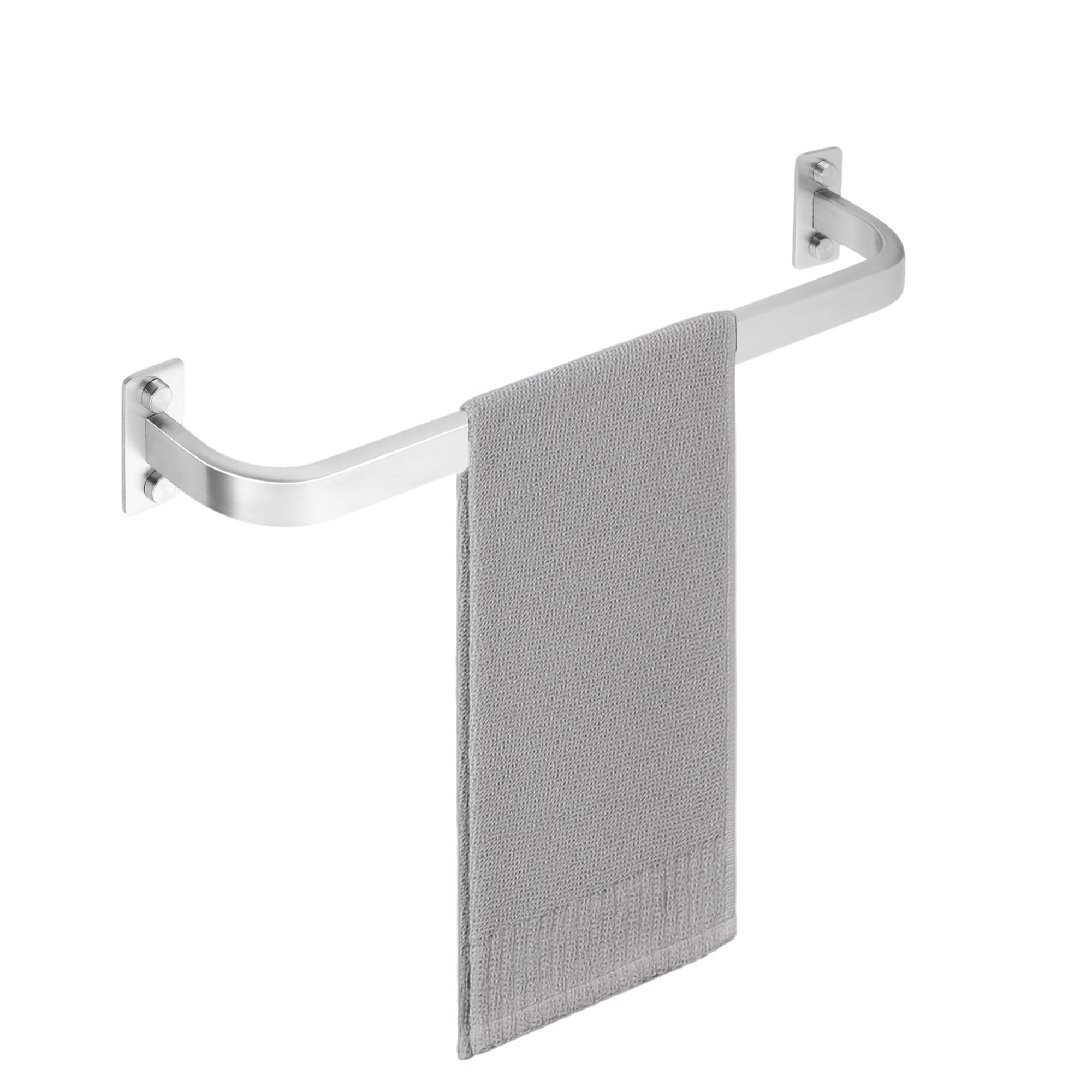 Bathroom Towel Bar, 16 inch Towel Racks for Bathroom Wall Mounted, SUS304 Stainless Steel Heavy Duty Towel Holder Bathroom Accessories Modern Home Decor, Matte Black Finished