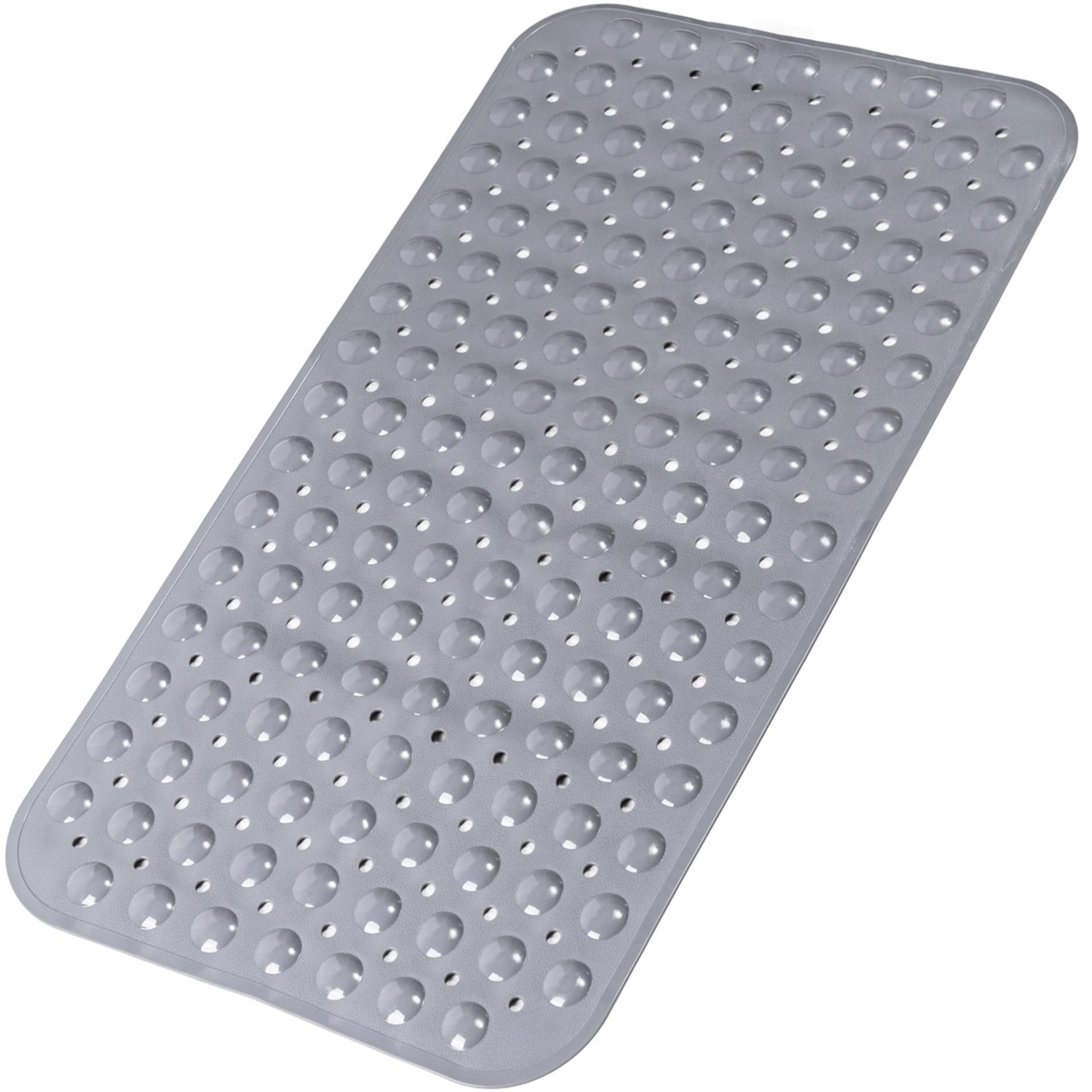 Extra Long Non Slip Bathtub Mat - 40 x 16 Inch Machine Washable Tub Mats with Suction Cups and Drain Holes for Bathroom